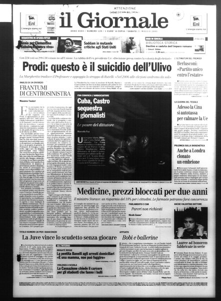 Il giornale : quotidiano del mattino